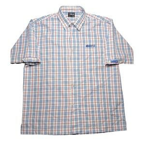 Y2K Southpole button down plaid shirt